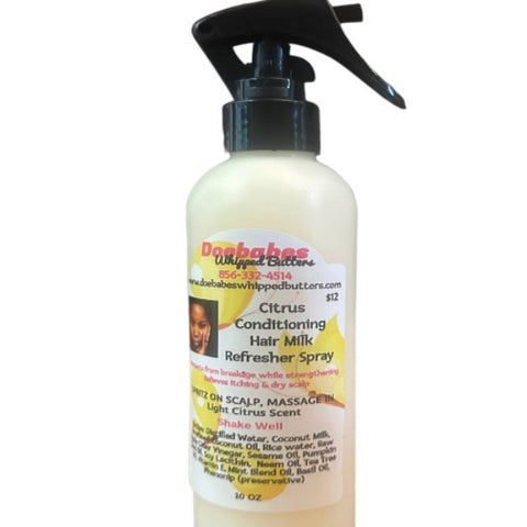 Citrus Conditioning Hair Milk Refresher Spray